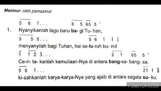 22 Oktober 2023 - Minggu Biasa XXIX - Tahun A - Mazmur tanggapan & BPI