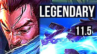 YASUO vs XERATH (MID) (DEFEAT) | 1700+ games, 1.8M mastery, Legendary, 16/2/2 | EUW Diamond | v11.5