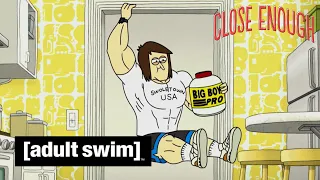 Adult Swim  - Close Enough 🇫🇷 | Un papa super balèze [S02E01]