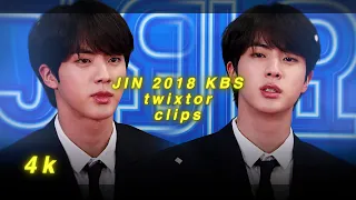 [4k] Jin 2018 KBS focus twixtor clips