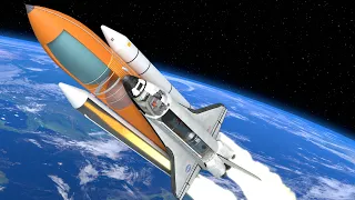 How did the Space Shuttle launch work?