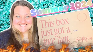 FabFitFun Summer 2024 Unboxing! Coupon Discount Codes! I almost started a fire while filming!! 🔥