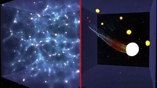 Cloud fragmentation and star formation (SPH simulation)