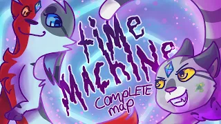 💫TIME MACHINE💫 COMPLETE 72 HOUR WARRIOR CATS CANON AND OC AU MAP