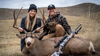 Jenessa's First Buck - Late Season Rifle Mule Deer Hunt | 4K Film