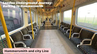 Full Journey On the Hammersmith & City Line, Barking to Hammersmith, London, 🇬🇧 #londonunderground