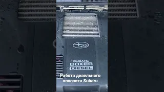 Работа дизельного оппозита Subaru