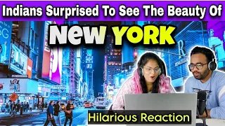 Indian Couple Went Crazy After Seeing New York City For The First Time | New York City Walking Tour