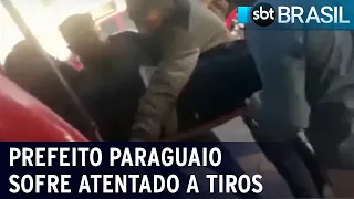 Prefeito paraguaio sofre atentado a tiros | SBT Brasil (18/05/22)