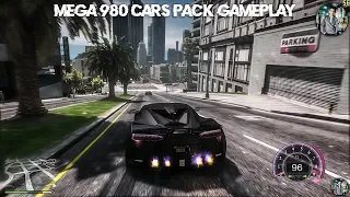 GTA 5 REDUX 1.7 Custom Filter | MEGA 980 Cars Pack (Addon - Replace) Gameplay with FPS #3