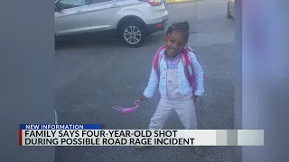 4-year-old shot in road rage incident