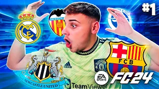 😱 EMPIEZO el MODO CARRERA en FC 24 con ESTE EQUIPO - Ep.1