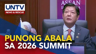 PH, host ng ASEAN Summit sa 2026; isyu sa climate change at OFW concerns, tinalakay ni PBBM