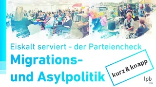 Parteiencheck zur Asyl- und Migrationspolitik - kurz & knapp