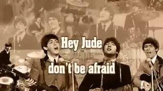 The Beatles - Hey Jude (lyrics video)