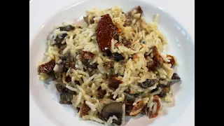 RISOTTO with sun-dried tomatoes and mushrooms! Franco's Italian kitchen. Eng sub.