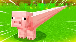 The LONGEST PIG in Minecraft!?
