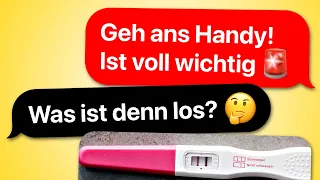 SCHWANGER oder NICHT? 😱 12 WITZIGE WhatsApp CHATS in GRUPPEN!