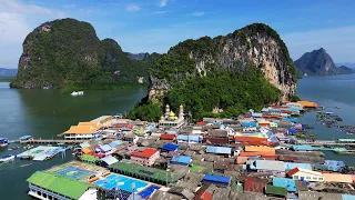 Koh Panyee (Thailand) - Drone 4K footage