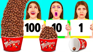 100 Layers of Food Challenge | Funny Food Situations by TeenTeam Challenge