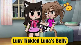 Lucy Tickle Luna's Belly🪶 •Gacha Tickle•