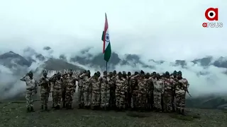 Har Ghar Tiranga Campaign by ITBP Personnel at 14,000 ft altitude in Uttarakhand