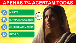 15 PERGUNTAS BÍBLICAS DE NÍVEL FÁCIL MÉDIO E DIFÍCIL - QUIZ BÍBLICO #2