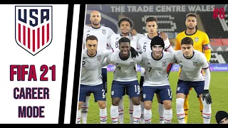 MAKING OUR INTERNATIONAL DEBUT FOR USA! - FIFA 21 Player Career Mode #6!