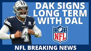 Dak Prescott Signs Long Term Deal With The Dallas Cowboys - NFL Breaking News -