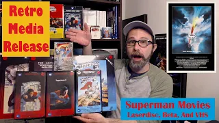 Retro Media Release Episode 1: Superman Movies On Laserdisc, Beta, And VHS