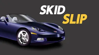 THE DIFFERENCE BETWEEN SKID AND SLIP ||ROTATIONAL MOVEMENT ||SKID VS SLIP ||ENGINEERING