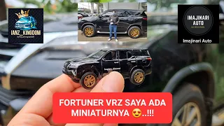 UNBOXING DAN REVIEW II MINIATUR TOYOTA FORTUNER VRZ II CUSTOM RESIN MODEL SKALA 1:64