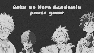 Boku no Hero Academia - pause game