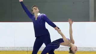 Aleksandra BOIKOVA / Dmitrii KOZLOVSKII RUS| Pairs Short Program RIGA 2017