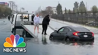 Heavy rain in California easing historic drought