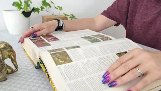 ASMR Page Turning Through Botanical Encyclopaedia • No Talking