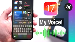 Can Your iPhone Pass As You?! Clone Your Voice with iOS 17!