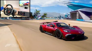 Forza Horizon 5 - Mercedes AMG Project One Logitech G29 Steering Wheel Gameplay [Ultra HD 4K]