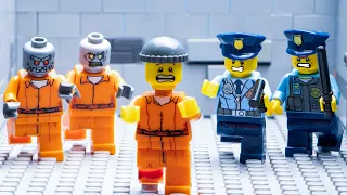 Lego Police Prison Break Ep. 33: Secret Lab - Lego Stop Motion Animation - Brick Rising