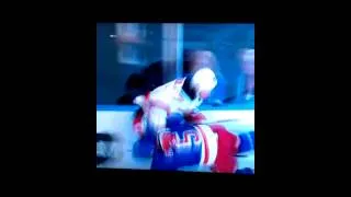 Ilya Kovalchuk slams Dan Girardi to the ice