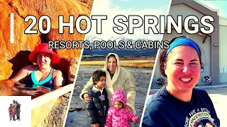 20 Hot Springs Resorts, Pools & Cabins in Western of USA