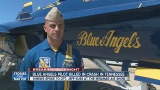 Blue Angels pilot killed in crash in Tennessee