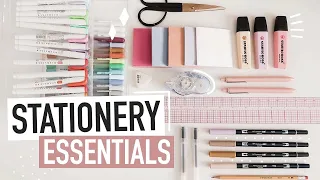 STATIONERY ESSENTIALS for note-taking & journaling | back-to-school supplies