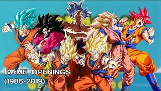 Dragon Ball Z - Video Game Openings (1986-2019)