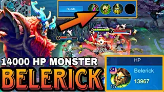 THIS ITEM SHOULD BE BUILD 1ST!! MVP BELERICK WITH HP FOCUSED BUILD IS THE NEW META!! ~ MLBB