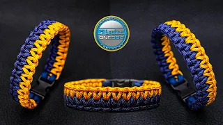 Learn How to Make a Paracord Bracelet Beautiful Elegant Thin Paracord Solomon Cobra Modified Knot