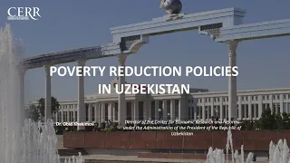 Poverty Reduction Policies in Uzbekistan