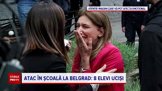 Filmul masacrului din Belgrad, soldat cu 8 morți. La doar 14 ani, copilul era antrenat cu arme