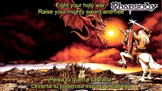 Rhapsody - Warrior of Ice (Lyrics & Sub Español)