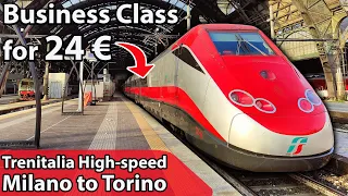 Italy's 300 km/h HIGH-SPEED train in Business Class | Trenitalia ETR 500 review